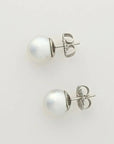 10-11mm White South Sea Pearl Stud Earrings - Marina Korneev Fine Pearls