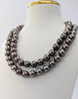10-12mm Tahitian Pearl Long Necklace Rope - Marina Korneev
