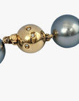 11-12mm AMAZING Silver Tahitian Pearl Necklace - Marina Korneev Fine Pearls