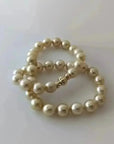 11 - 12mm Golden South Sea Pearl Necklace - Marina Korneev