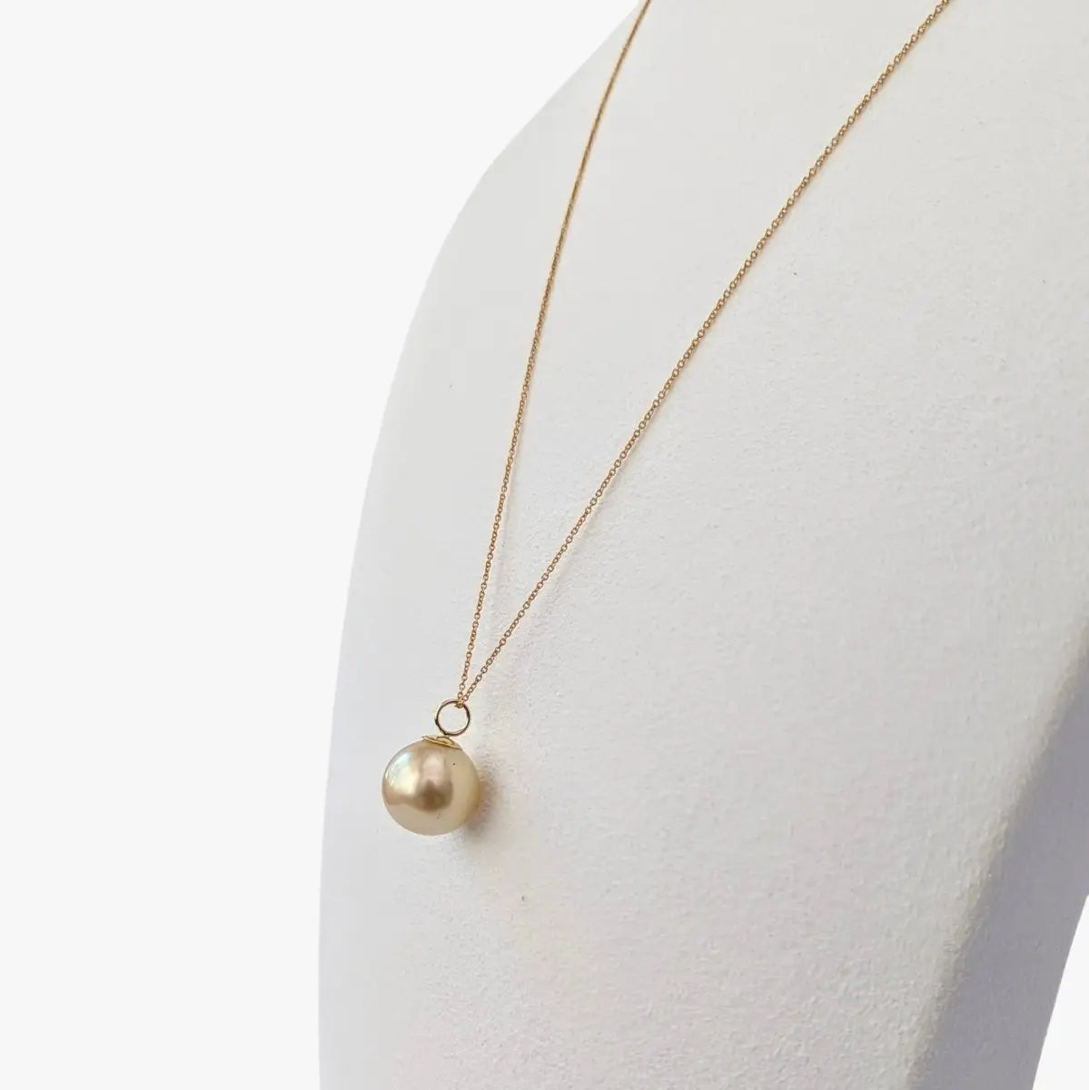 11-12mm Golden South Sea Pearl Pendant - Marina Korneev FP