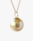 11-12mm Golden South Sea Pearl Pendant - Marina Korneev