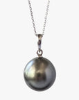 11-12mm Tahitian Pearl Pendant - Marina Korneev FP
