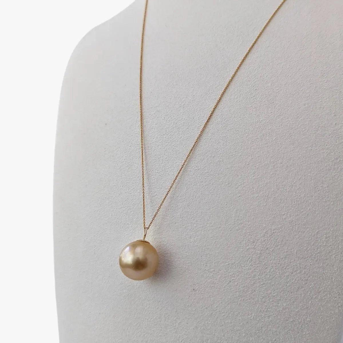 13-14mm Golden South Sea Pearl Pendant - Marina Korneev FP