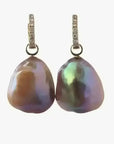 17 - 18mm Freshwater Pearl Convertible Huggee Earrings - Marina Korneev