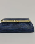 Blue Black Genuine Deerskin Jewelry Travel Bag - Marina Korneev