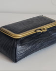Black Genuine Deerskin Jewelry Travel Bag - Marina Korneev