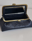 Black Genuine Deerskin Jewelry Travel Bag - Marina Korneev