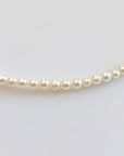 2.5-4.0mm White Baby Akoya Pearl Necklace Chain