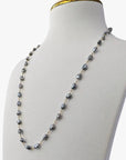 3-4mm Tahitian Keshi Pearl Station Necklace