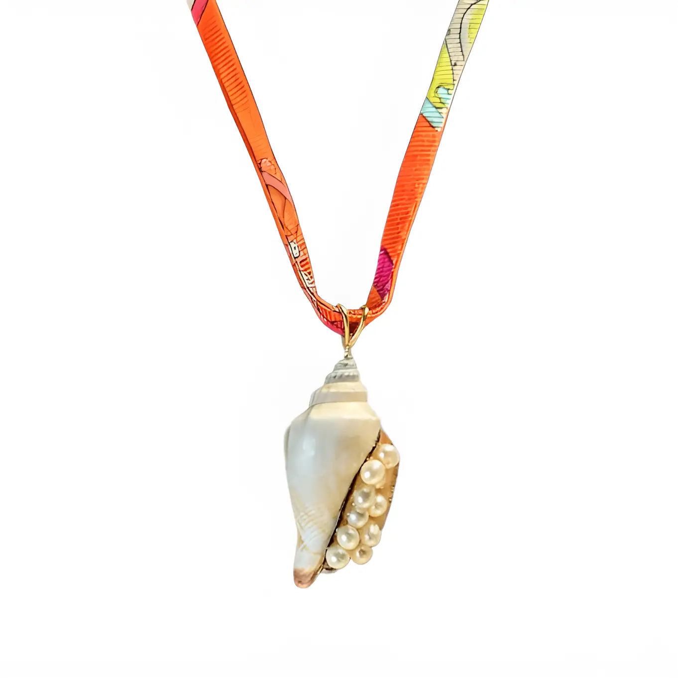 Freshwater Pearl and Shell Pendant - Marina Korneev Fine Pearls