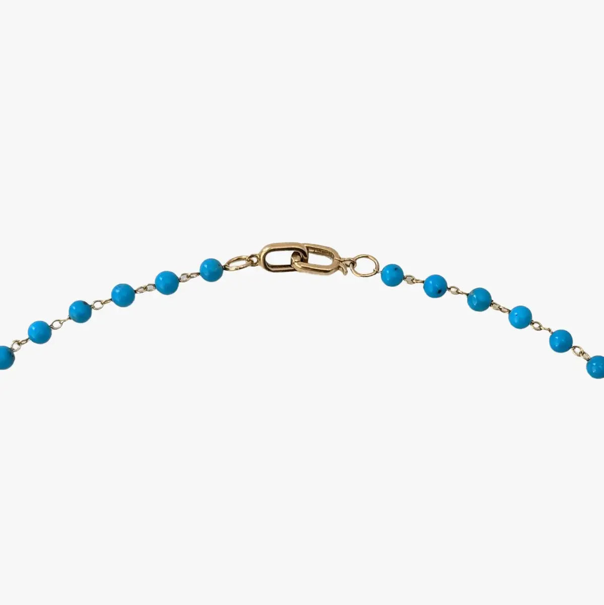 Sleeping Beauty Turquoise Beads Station Necklace - Marina Korneev