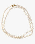 7.0-7.5mm Classic Genuine Mikimoto White Long Akoya Pearl Necklace - Marina Korneev Fine Pearls