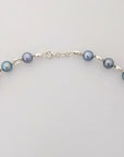 7.5-8.0mm Wire Wrap Dyed Akoya Pearl Necklace - Marina Korneev Fine Pearls