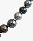 7-8mm Tiny Tahitian Pearl Color Mix Necklace - Marina Korneev Fine Pearls
