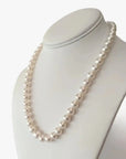 8.5-10.5mm Classic White Akoya Pearl Necklace - Marina Korneev