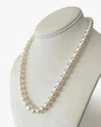 8.5 - 10.5mm Classic White Akoya Pearl Necklace - Marina Korneev