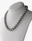 8-11mm DELIGHTFUL! Silver Tahitian Pearl Necklace