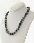 9-11mm Green Mix Tahitian Pearl Necklace - Marina Korneev Fine Pearls
