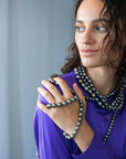 9-11mm Green Mix Tahitian Pearl Necklace - Marina Korneev Fine Pearls
