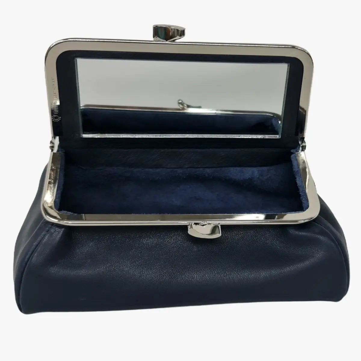Dark Navy Genuine Leather Travel Bag - Marina Korneev
