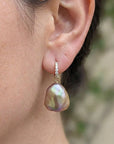 17-18mm Freshwater Pearl Convertible Huggee Earrings - Marina Korneev