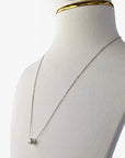 7.5 - 8.0mm White Akoya Solitaire Cable Chain Necklace - Marina Korneev