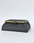 Mouse Gray Handmade Genuine Leather Travel Bag - Marina Korneev