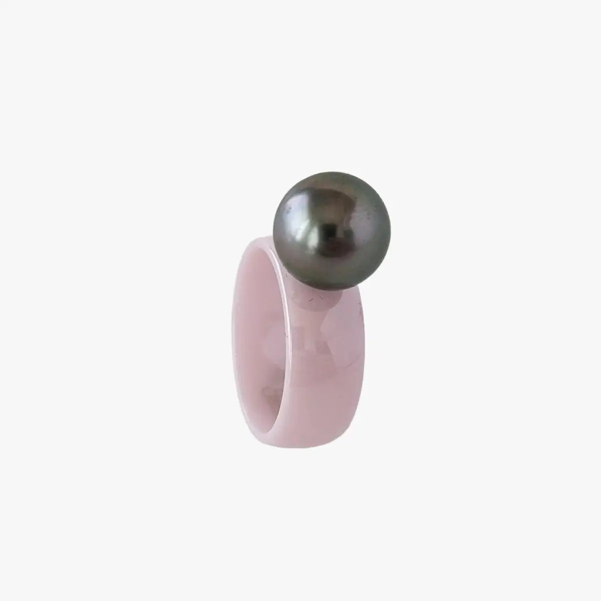 Pearl and Ceramic Ring - Marina Korneev