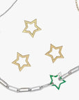 Star-Shaped Carabiner Clasp Charm - Marina Korneev