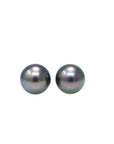 Tahitian Pearl 12.5-13.0mm Stud Earrings Marina Pearls