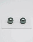 TPr001 - 9 - 10mm Tahitian Pearl Pair - Marina Korneev