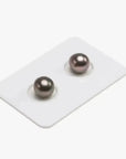TPr002 - 8 - 9mm Tahitian Pearl Pair - Marina Korneev