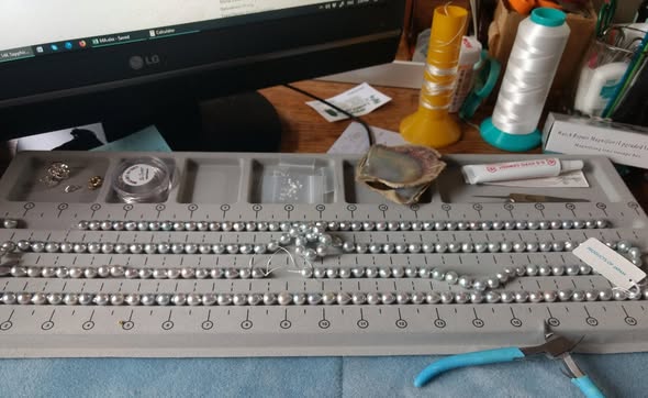 How I String Pearl Necklaces: Tools and What to Know Before You Start - Marina Korneev