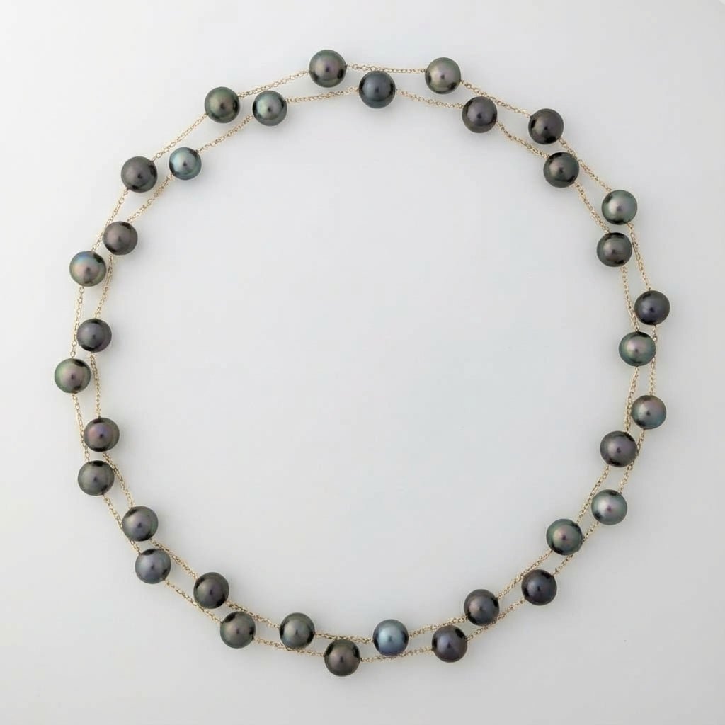 Pearl Station Necklaces - Marina Korneev