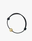 10 - 11mm Golden South Sea Pearl and Leather Cord Adjustable Bracelet - Marina Korneev