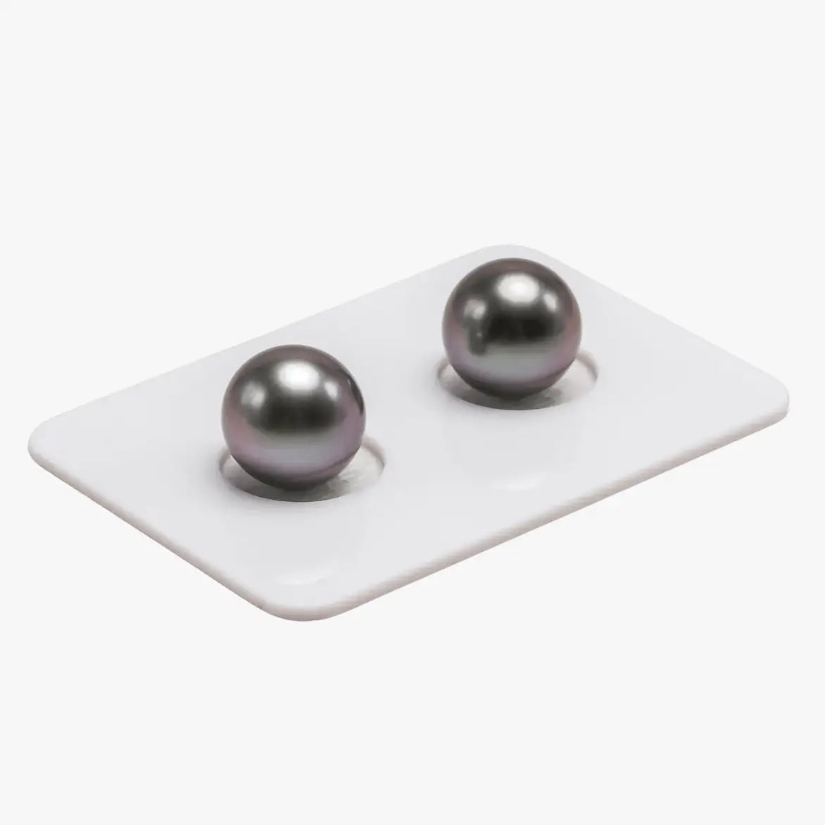 10-11mm Tahitian Pearl Pair - Marina Korneev Fine Pearls