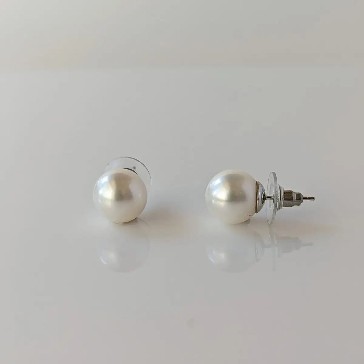 10-11mm White South Sea Pearl Stud Earrings - Marina Korneev Fine Pearls