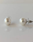 10-11mm White South Sea Pearl Stud Earrings - Marina Korneev Fine Pearls