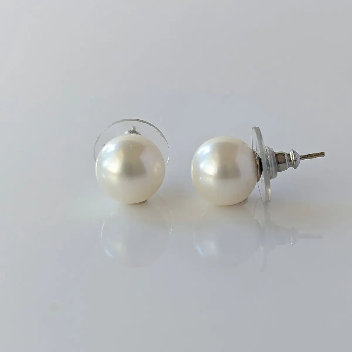 10-11mm White South Sea Pearl Stud Earrings - Marina Korneev Fine Pearls