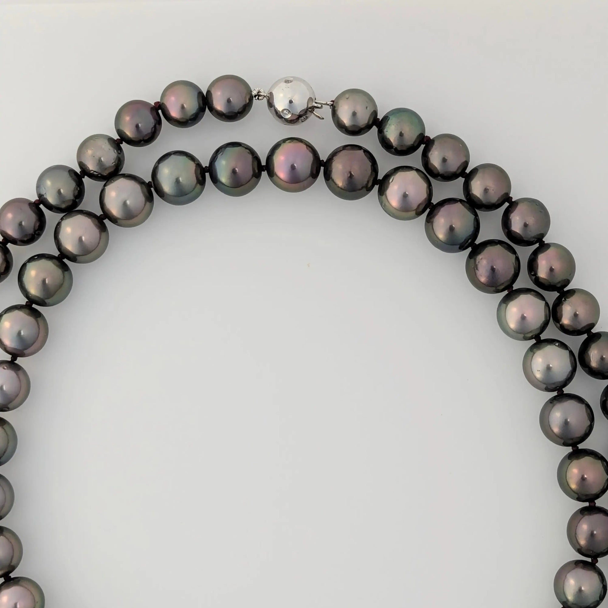 10-12mm Tahitian Pearl Long Necklace Rope - Necklaces