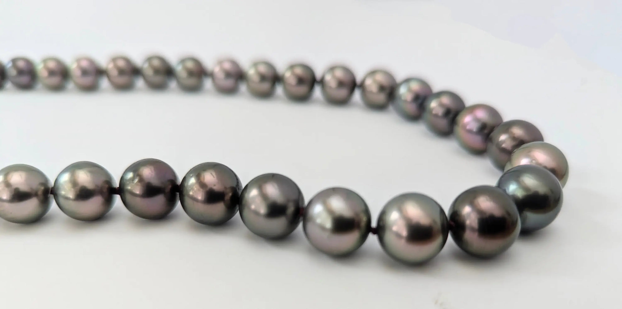 10-12mm Tahitian Pearl Long Necklace Rope - Necklaces