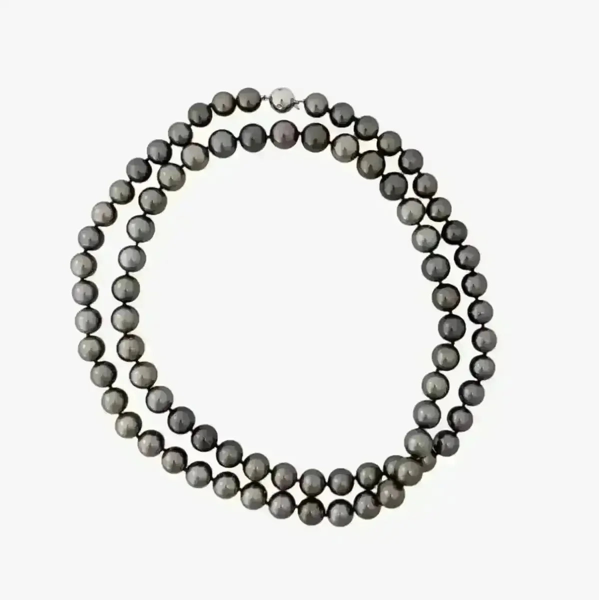 10 - 12mm Tahitian Pearl Long Necklace Rope - Marina Korneev