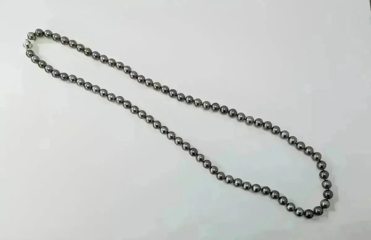 10 - 12mm Tahitian Pearl Long Necklace Rope - Marina Korneev