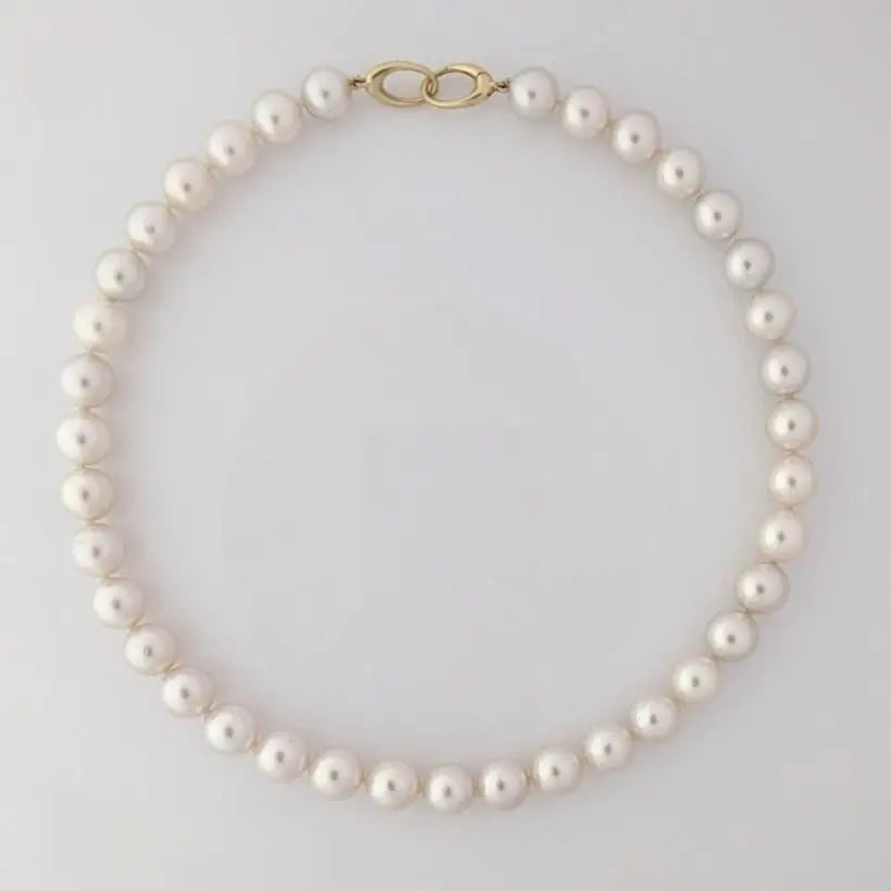 10-12mm White South Sea Pearl Necklace - Marina Korneev Fine Pearls