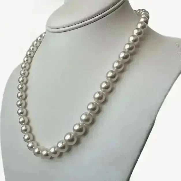 10 - 12mm White South Sea Pearl Necklace - Marina Korneev