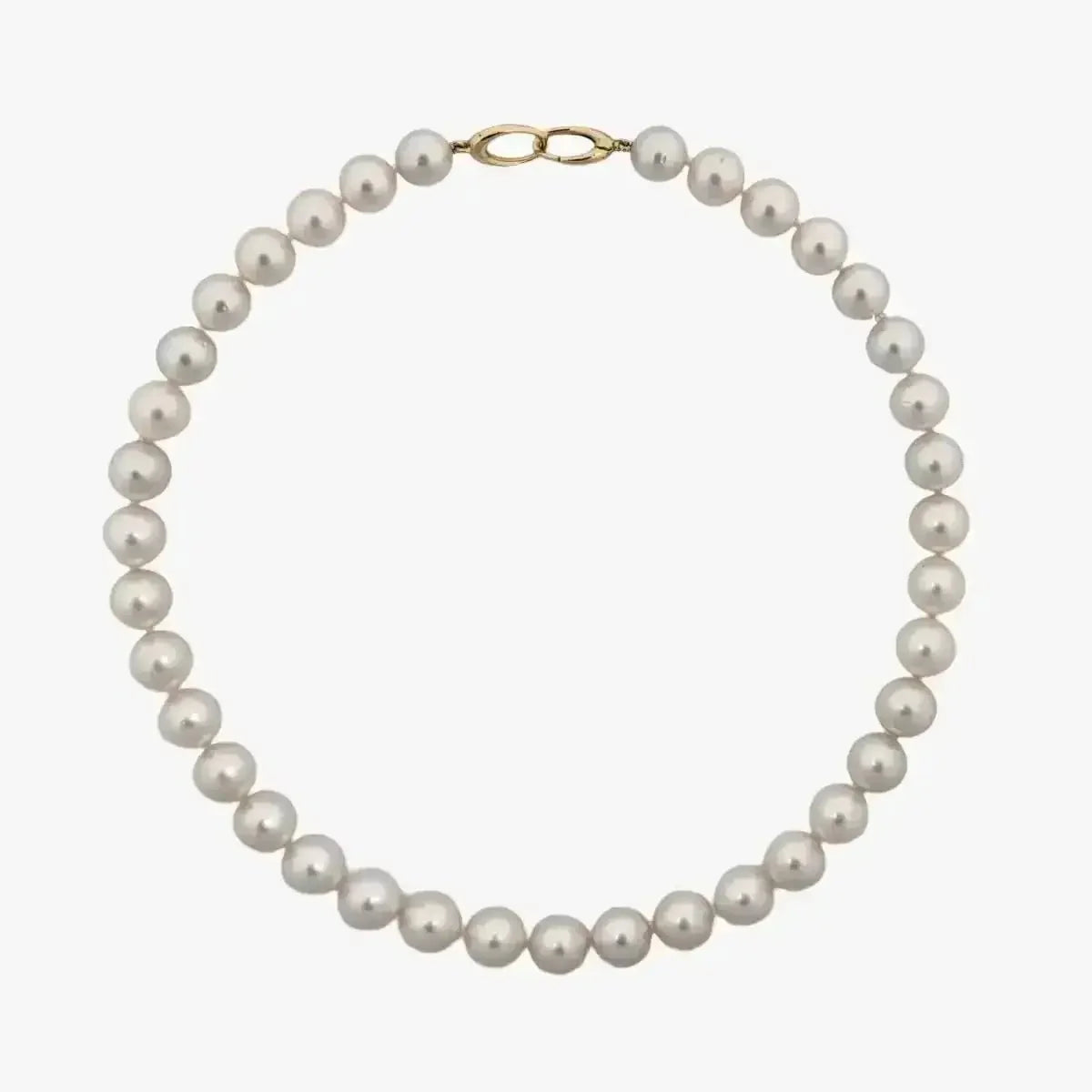 10 - 12mm White South Sea Pearl Necklace - Marina Korneev