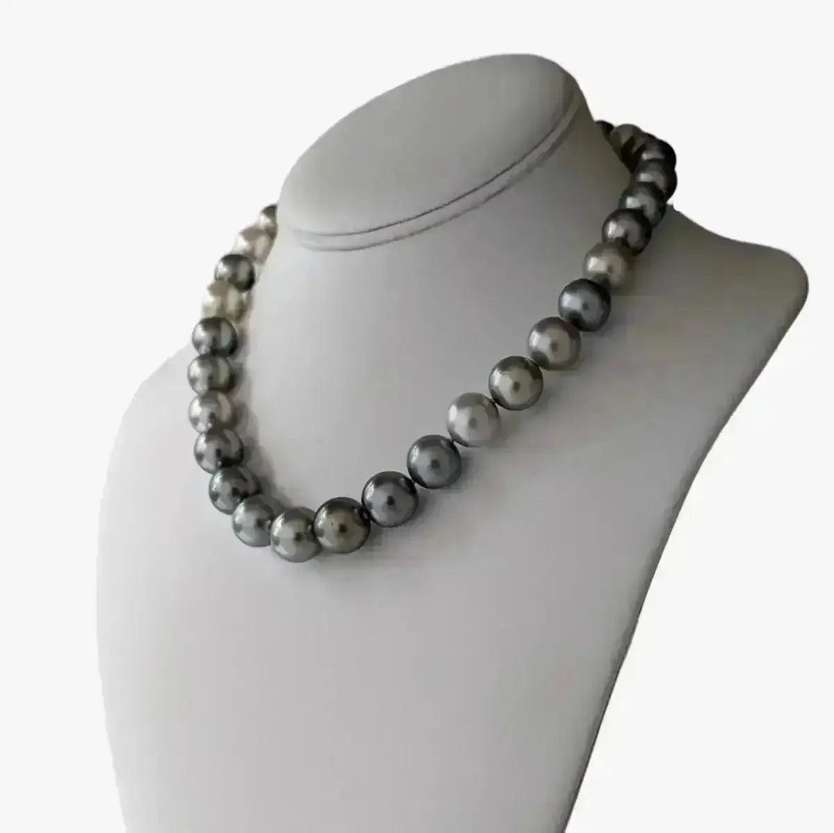 10 - 14mm Pastel Mix Tahitian Pearl Necklace - Marina Korneev
