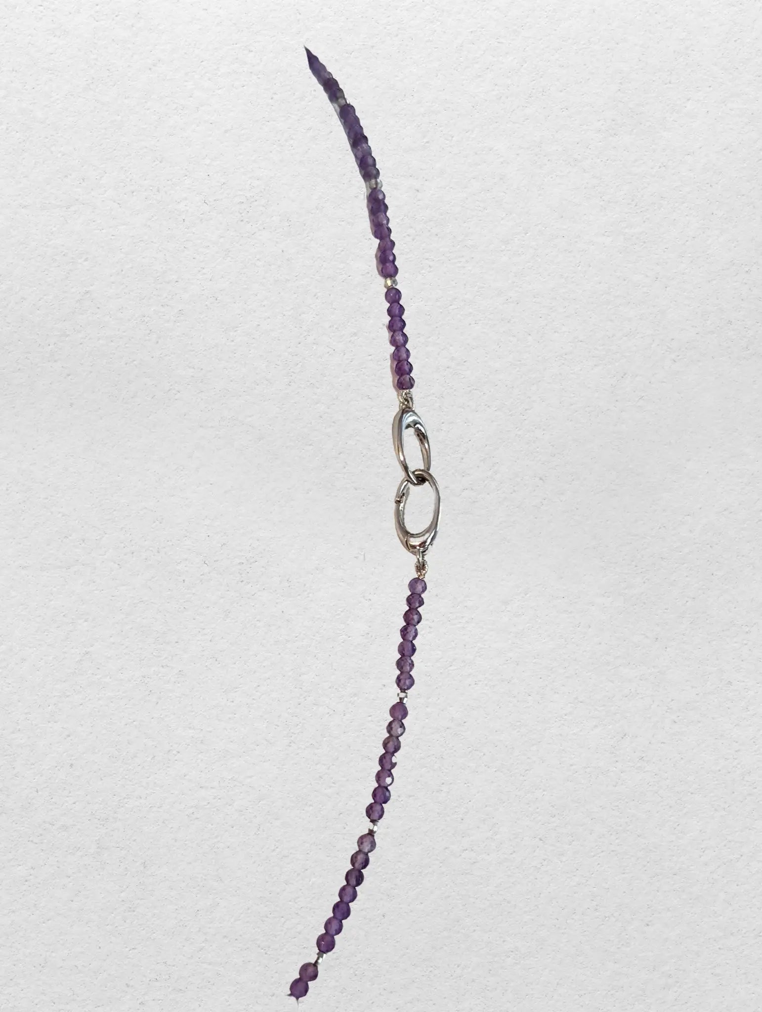 10.5-11.0mm Edison Freshwater Pearls with Amethyst Beads Necklace - Marina Pearls