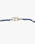 11.0-11.5mm Freshwater Pearl and Lapis Lazuli Necklace - Marina Pearls